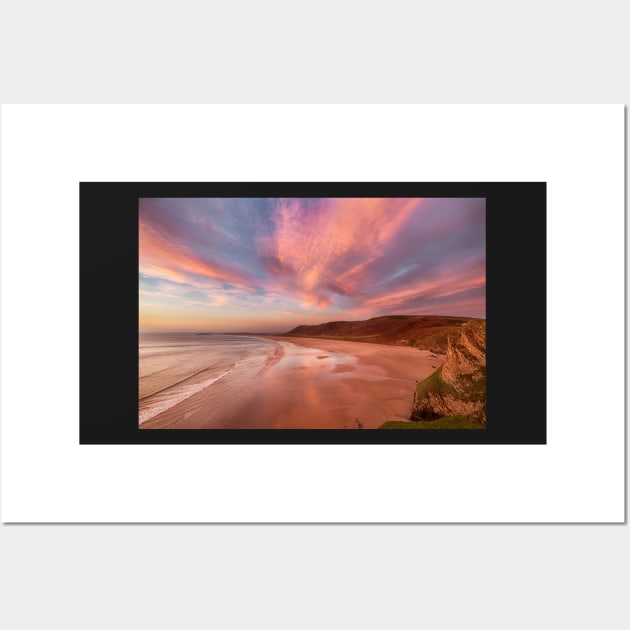 Rhossili Bay, Gower Wall Art by dasantillo